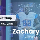 Football Game Recap: Zachary vs. Belaire