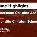 Cornerstone Christian Academy takes loss despite strong efforts from  Nason Dorman and  Alex Villarreal