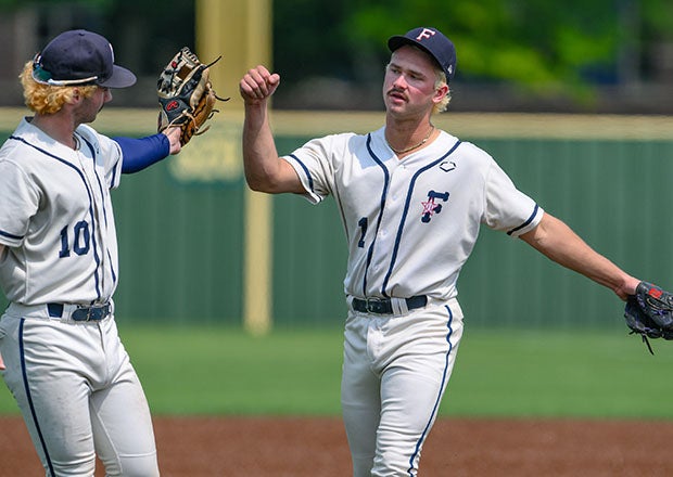 Jake Merrick (10) and Jett Johnson (1) helped Farragut win 10 in a row to close the season en route to Tennessee's Class 4A state title. (Photo: John Rowland)