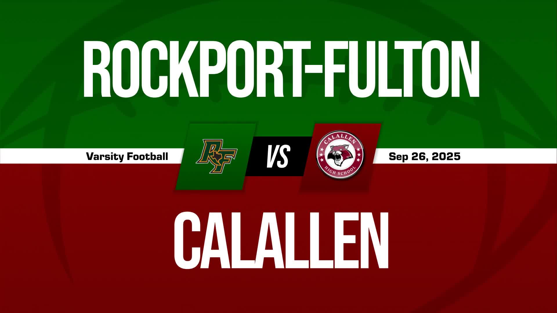 Football Recap: Reid Snyder and  Ford Anderson Lead the Defense for Rockport-Fulton Win + How To Watch