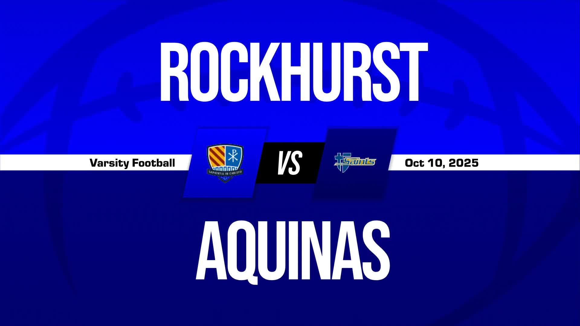 Football Recap: Rockhurst Piles Up the Points Against Chrisman