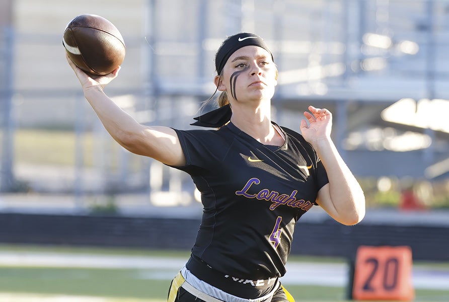 Lennard senior Sydney Elizondo is among Florida's passing leaders this spring with more than 3,400 yards and 51 touchdowns entering the final week of the regular season. (PHOTO: Francis Fedor)
