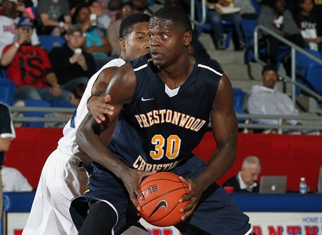 Julius Randle was expected to miss the remainder of his senior season after injuring his foot in this November game. Instead he returned to lead Prestonwood Christian to its second private school state title in a row.