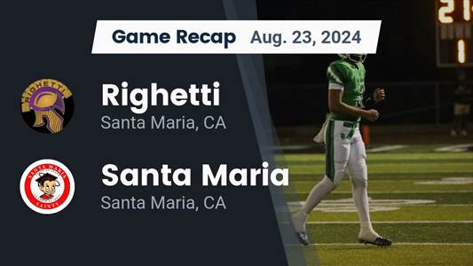 Football Game Preview: Righetti Leaves Home