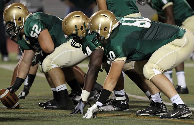 St. Joseph Regional's physical line play has been a big reason for its early success.