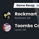 Toombs County falls short of Rockmart in the playoffs