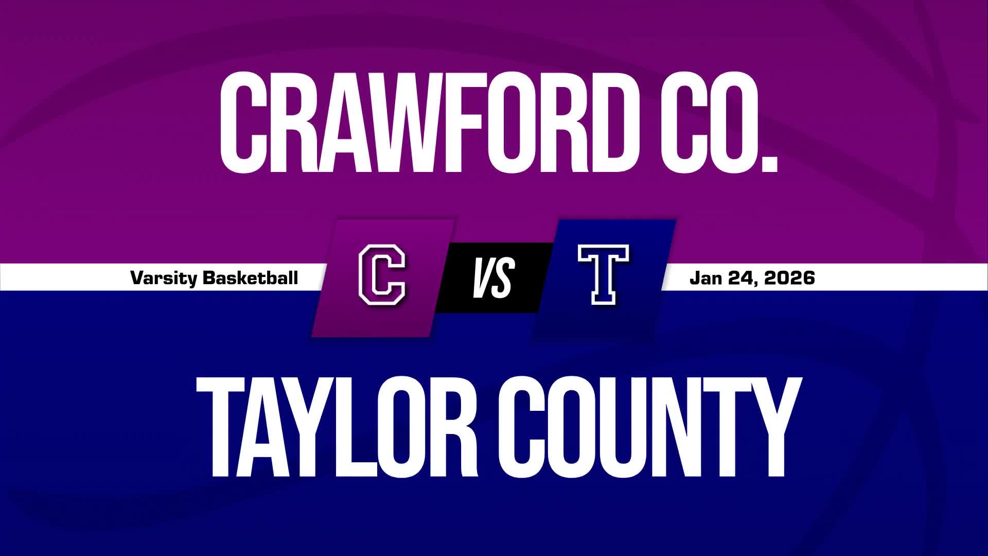 Basketball Recap: Taylor County Skates Past Crawford County with Ease + How To Watch