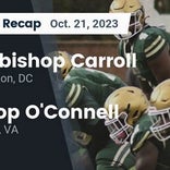 Archbishop Carroll beats Bishop O&#39;Connell for their third straight win