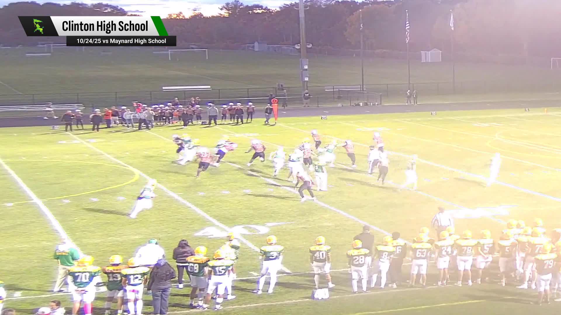 Football Recap: Clinton's Punishing Run Game Keeps Rolling + How To Watch