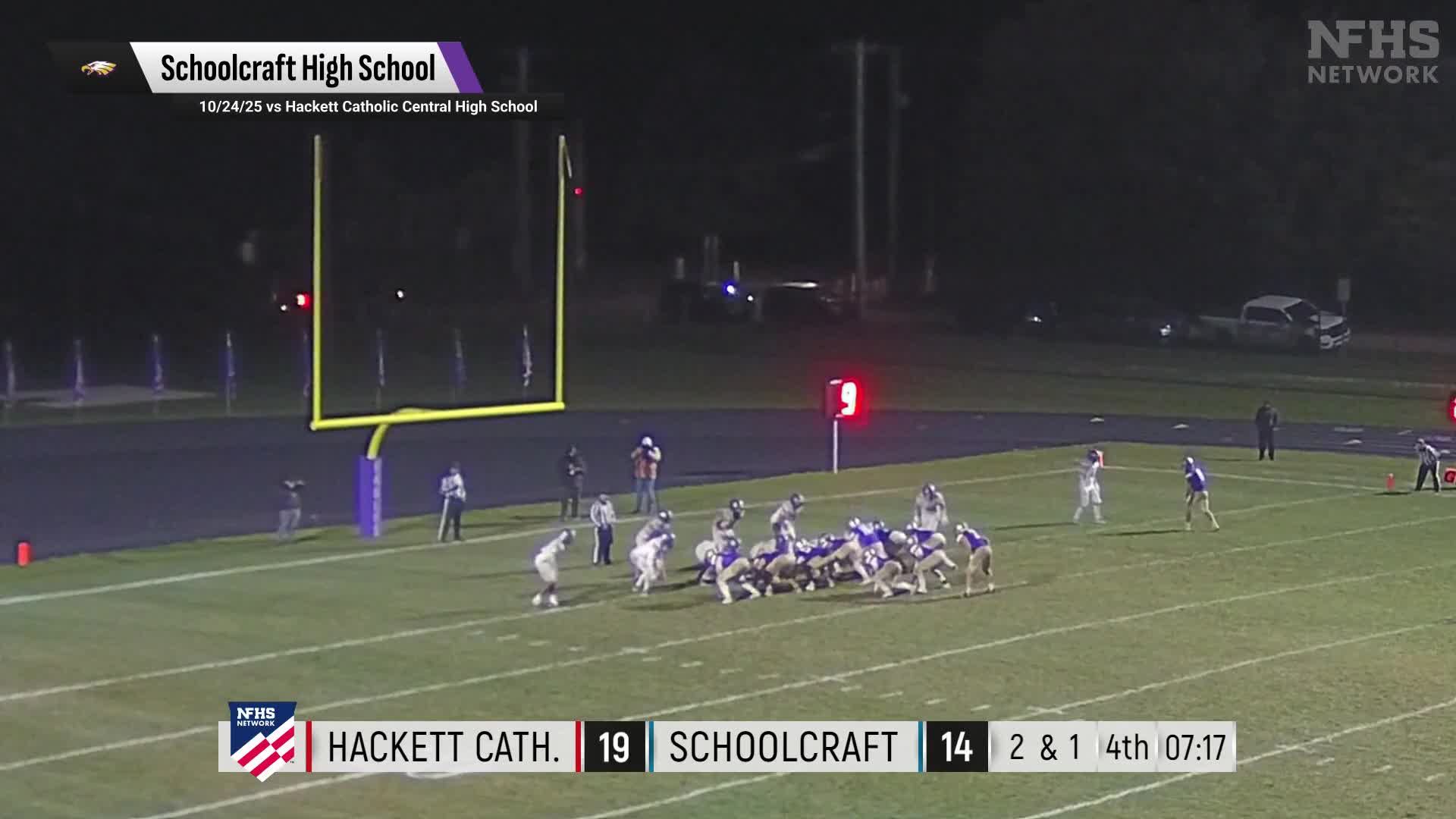 Football Recap: Schoolcraft Has No Trouble Against Galesburg-Aug