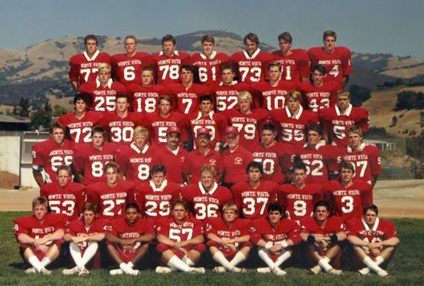 George Cockerton was quite literally in the middle of Monte Vista's famed 1987 team that defeated De La Salle 14-13 in the North Coast Section 3A title game at the Oakland Coliseum. 