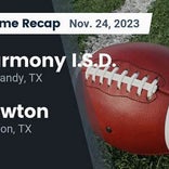Football Game Recap: Harmony Eagles vs. Newton Eagles