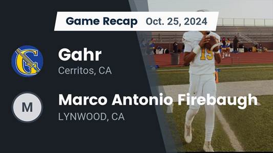 Football Game Preview: Gahr Gladiators vs. Paramount Pirates