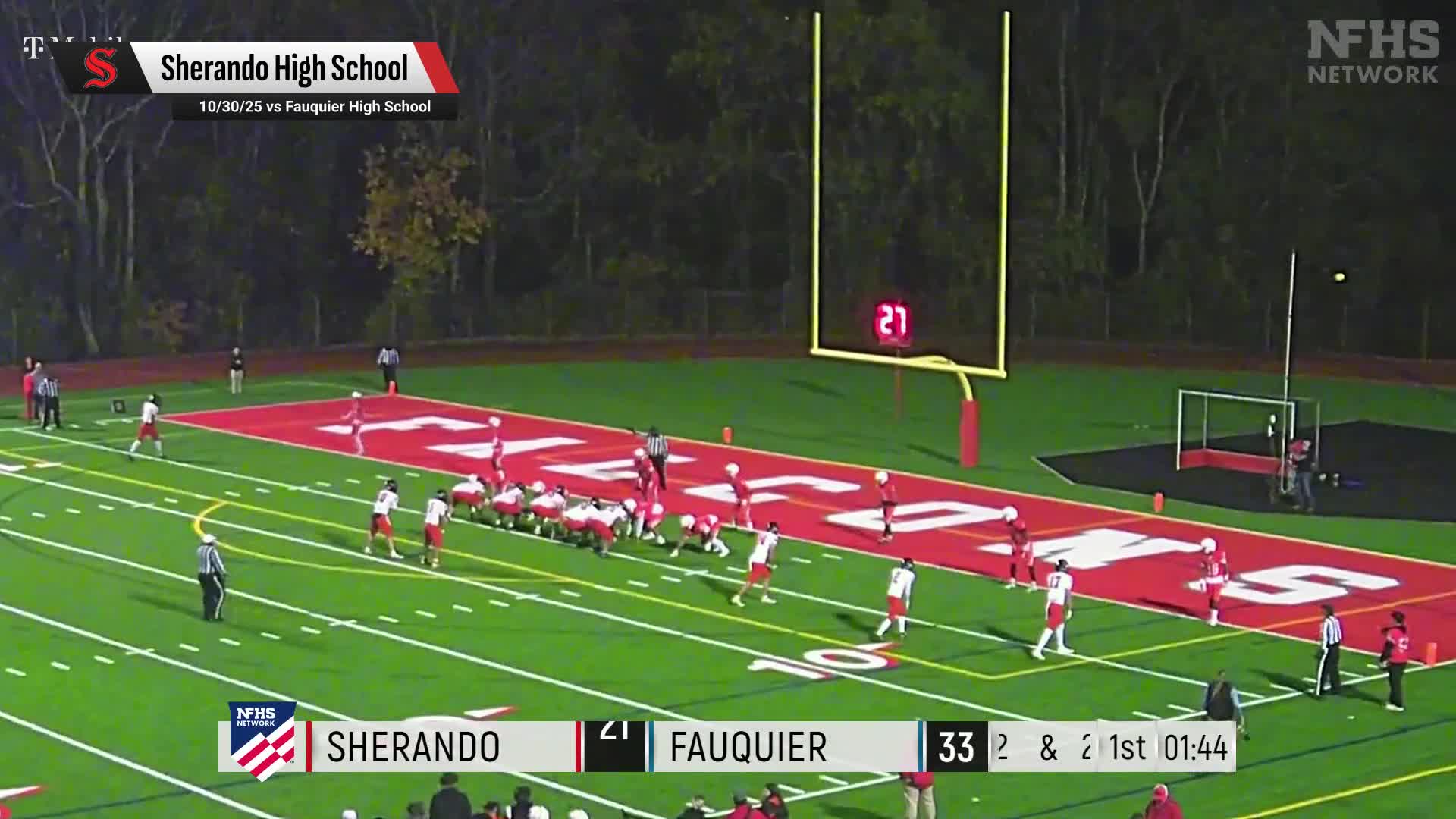 Football Recap: Sherando Sets Scoring Season-High Against James Wood + How To Watch