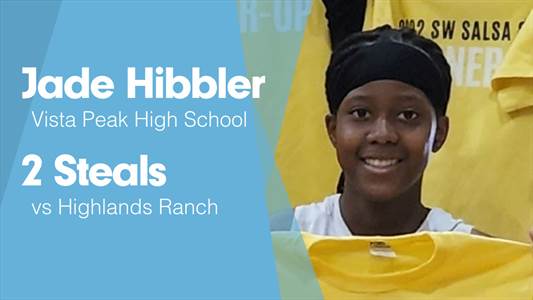 Jade Hibbler Game Report: vs Fruita Monument
