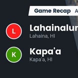 Football Game Preview: Kapa'a vs. Kaimuki