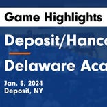 Delaware Academy skates past Deposit-Hancock with ease