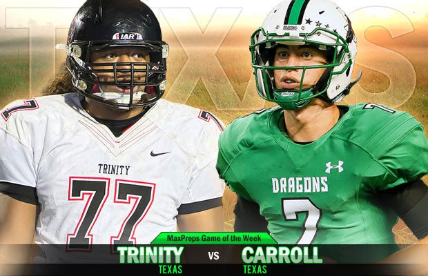 Southlake Carroll vs. Euless Trinity is the top game to watch for this week.