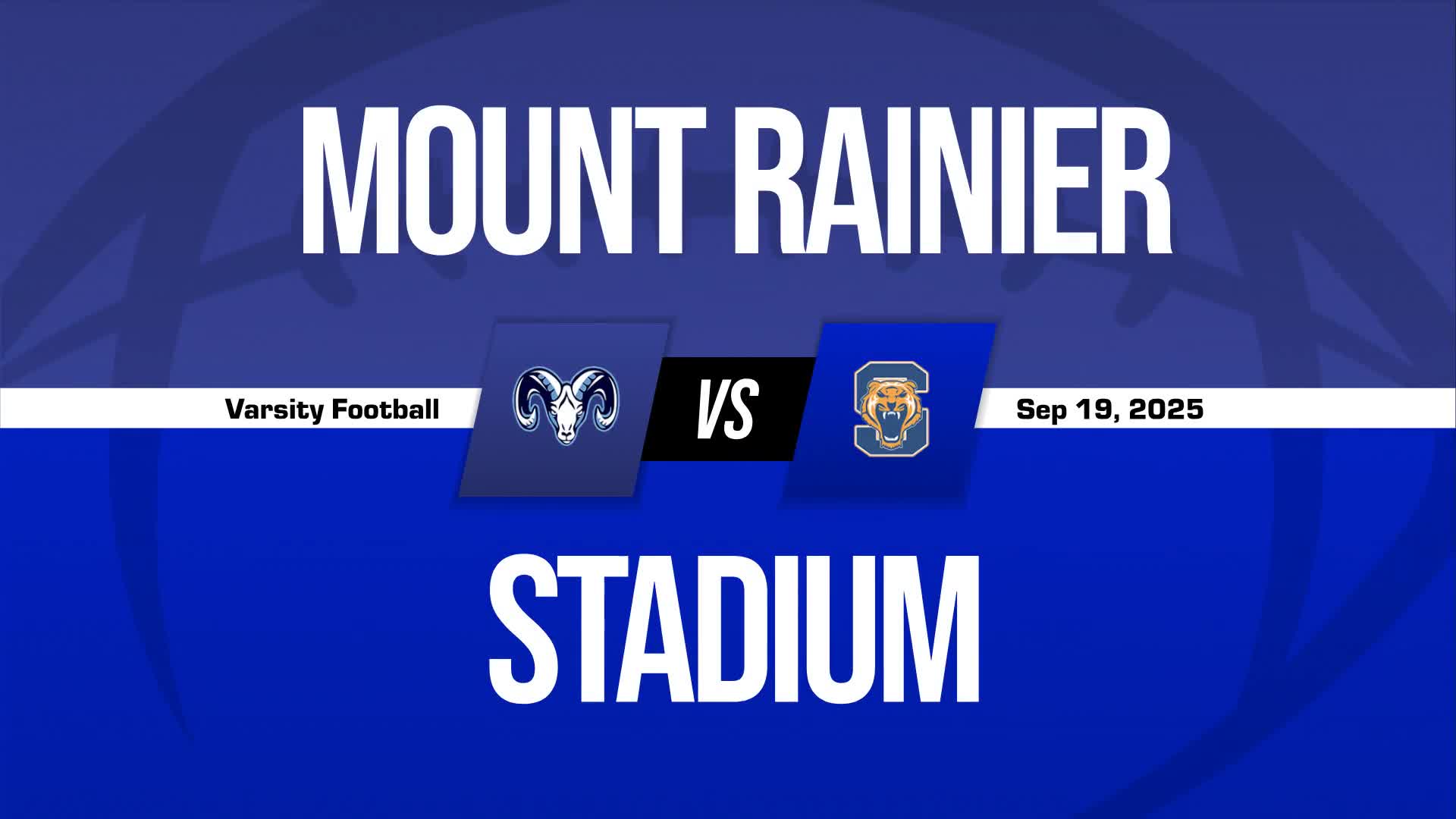 Football Game Preview: Mt. Rainier Rams vs. Auburn Riverside Rav