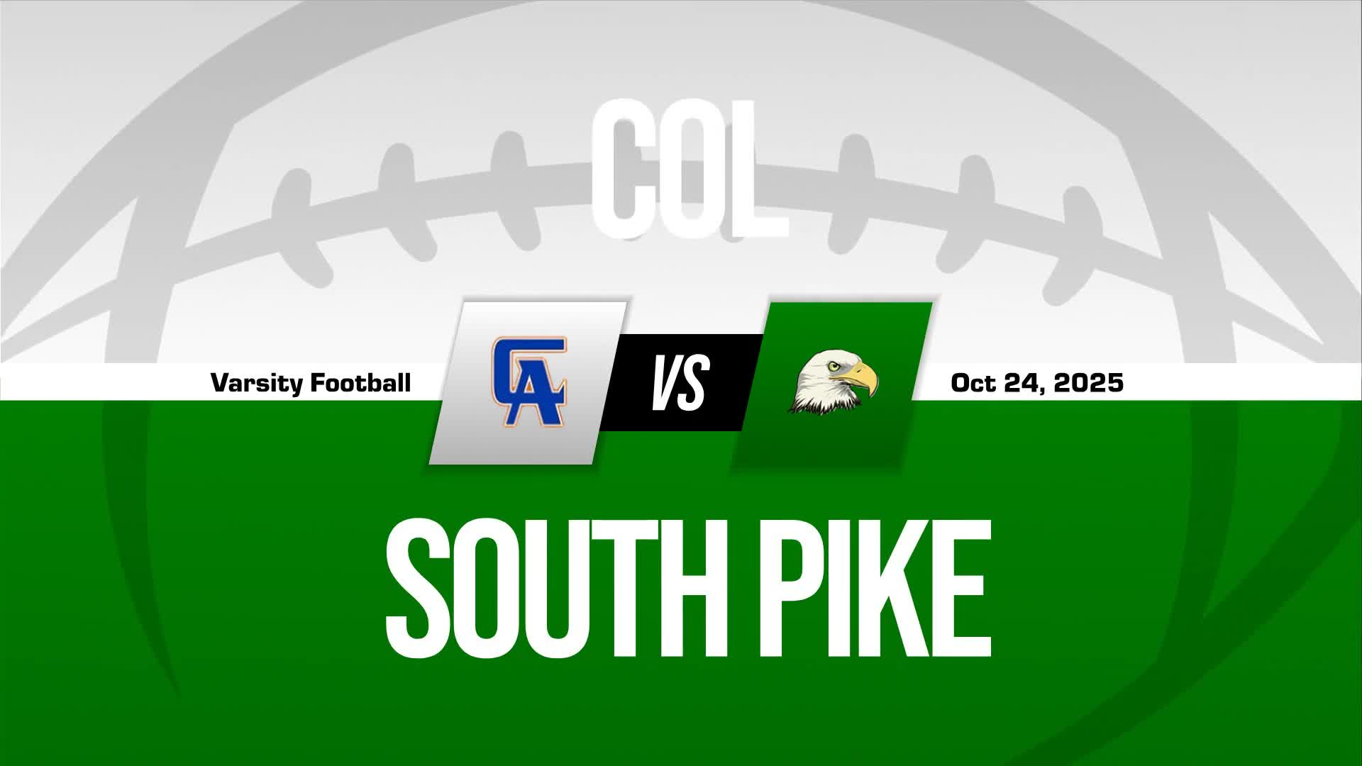 Football Game Preview: South Pike Eagles vs. McComb Tigers + How To Watch