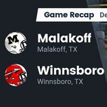 Football Game Recap: Winnsboro Raiders vs. Malakoff Tigers