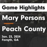 Mary Persons snaps three-game streak of losses at home