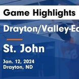 Basketball Game Recap: St. John Woodchucks vs. North Border co-op [Walhalla/Pembina] Eagles