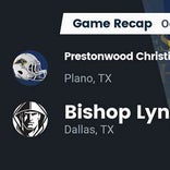 Football Game Recap: Bishop Lynch Friars vs. Prestonwood Christian Lions