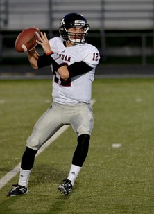 Trent Bauer as the football hero.