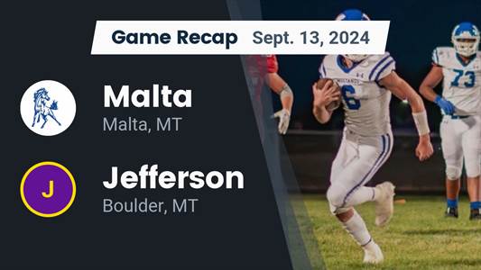 Football Recap: Jefferson Falls Short Against Ranked Malta/White