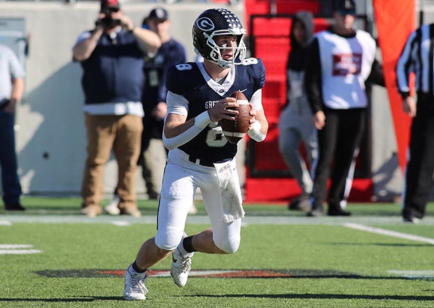 Kane Archer is the only player in state history to throw for more than 100 touchdowns and run for 50 or more. (PHOTO: Justin Manning)