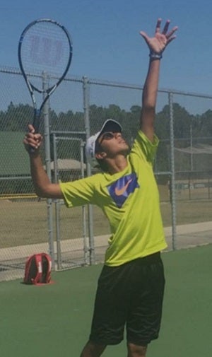 In addition to tennis, Shah also
is on the Swainsboro golf team.