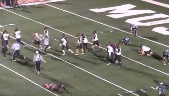 Video: Craziest high school football play you will see in 2016