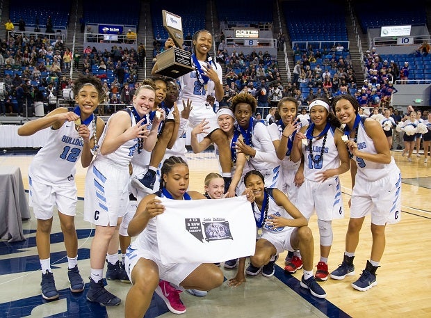 Centennial won the Nevada 4a title beating Liberty 74-65.