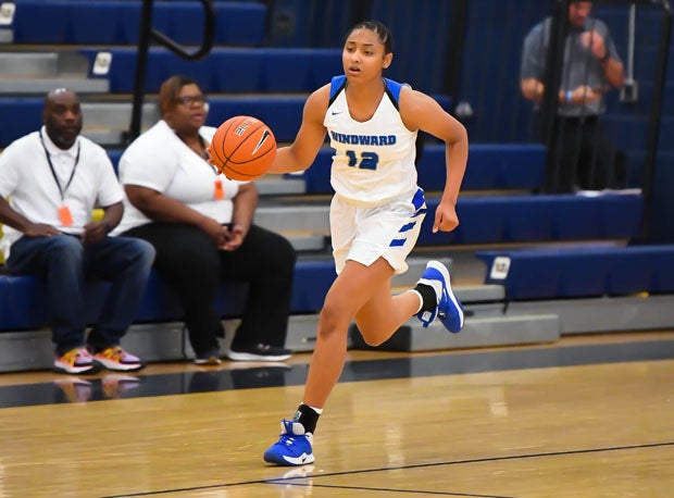 Juju Watkins as freshman at Windward (Los Angeles).