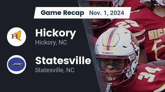 Football Game Preview: Hickory Red Tornadoes vs. Statesville Greyhounds