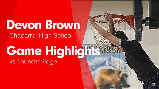 Basketball Recap: Chaparral Now  13-2 over Last 15 Games