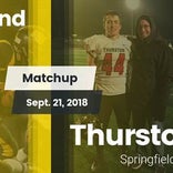 Football Game Recap: Thurston vs. North Bend