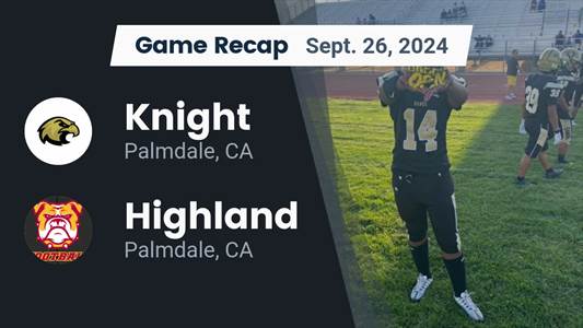 Football Recap: Knight Comes Up Short
