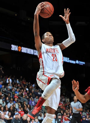 Isaiah Juarez scored eight points for Mater Dei.