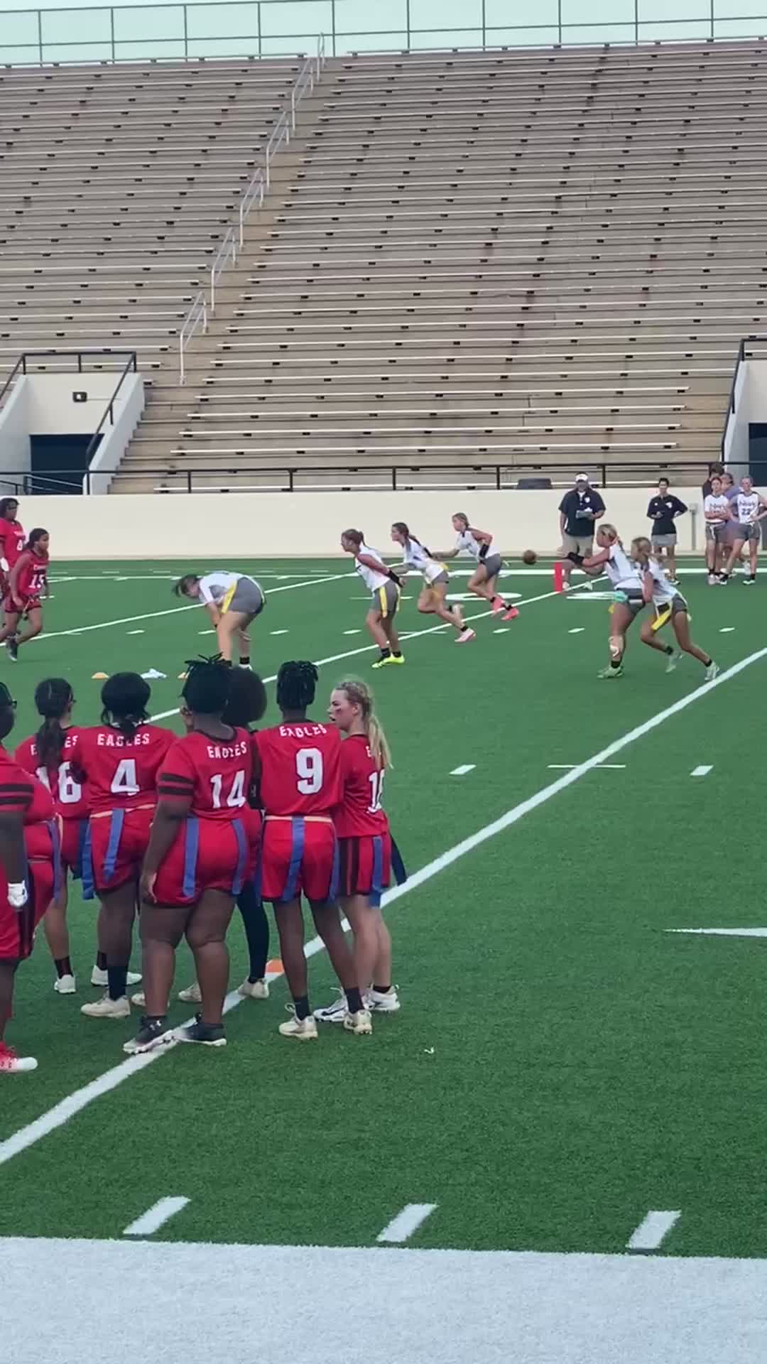 Football Recap: Anna Grace Bull and  Mary Claire Morgan Pace Northside Methodist Academy Defense