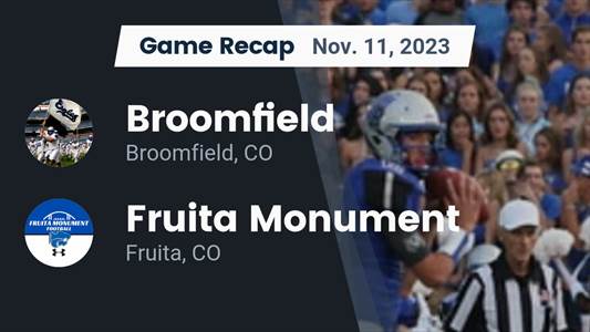 Broomfield wins going away against Fruita Monument