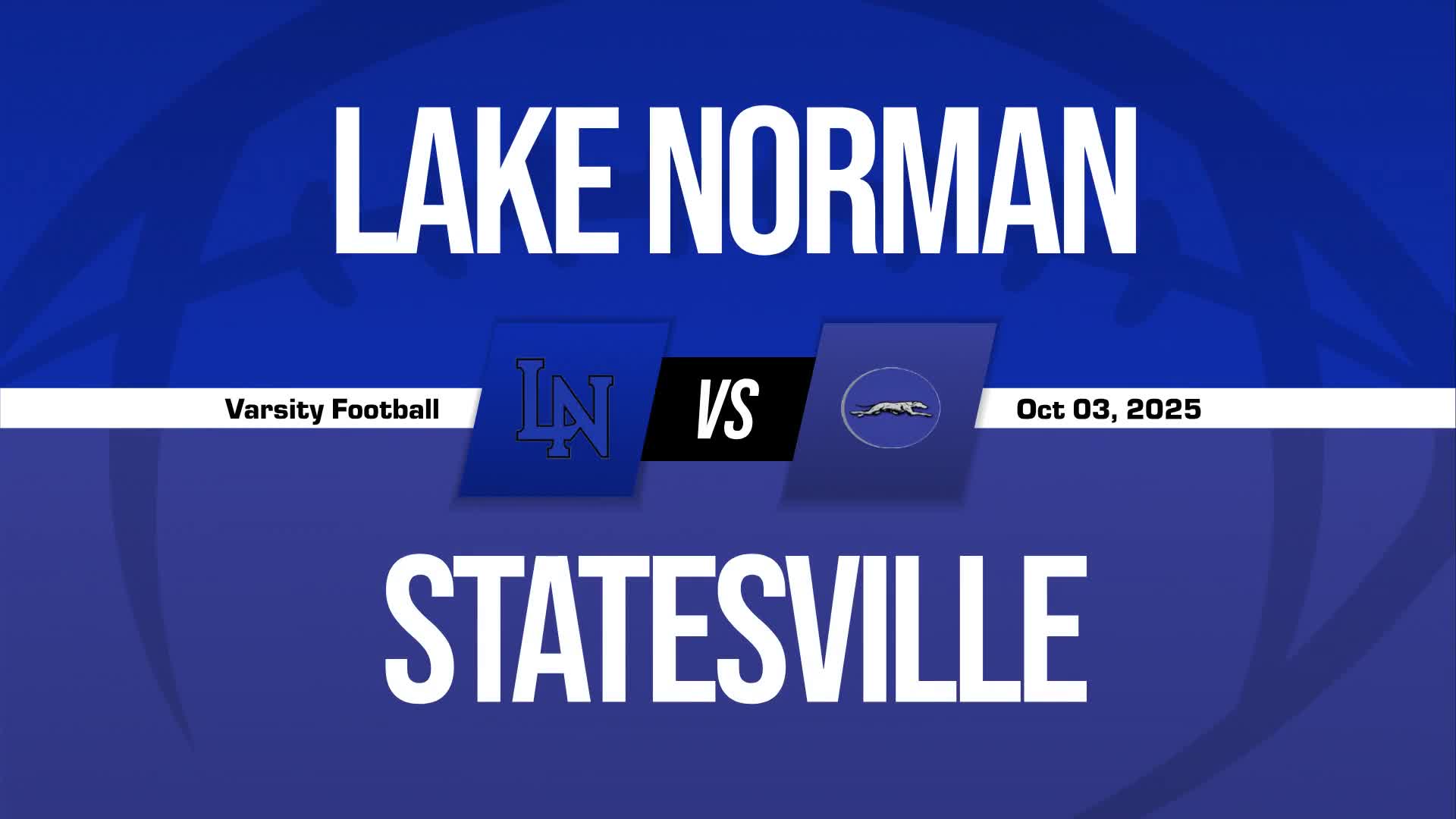 Football Recap: Lake Norman Piles Up the Points Against North Iredell + How To Watch