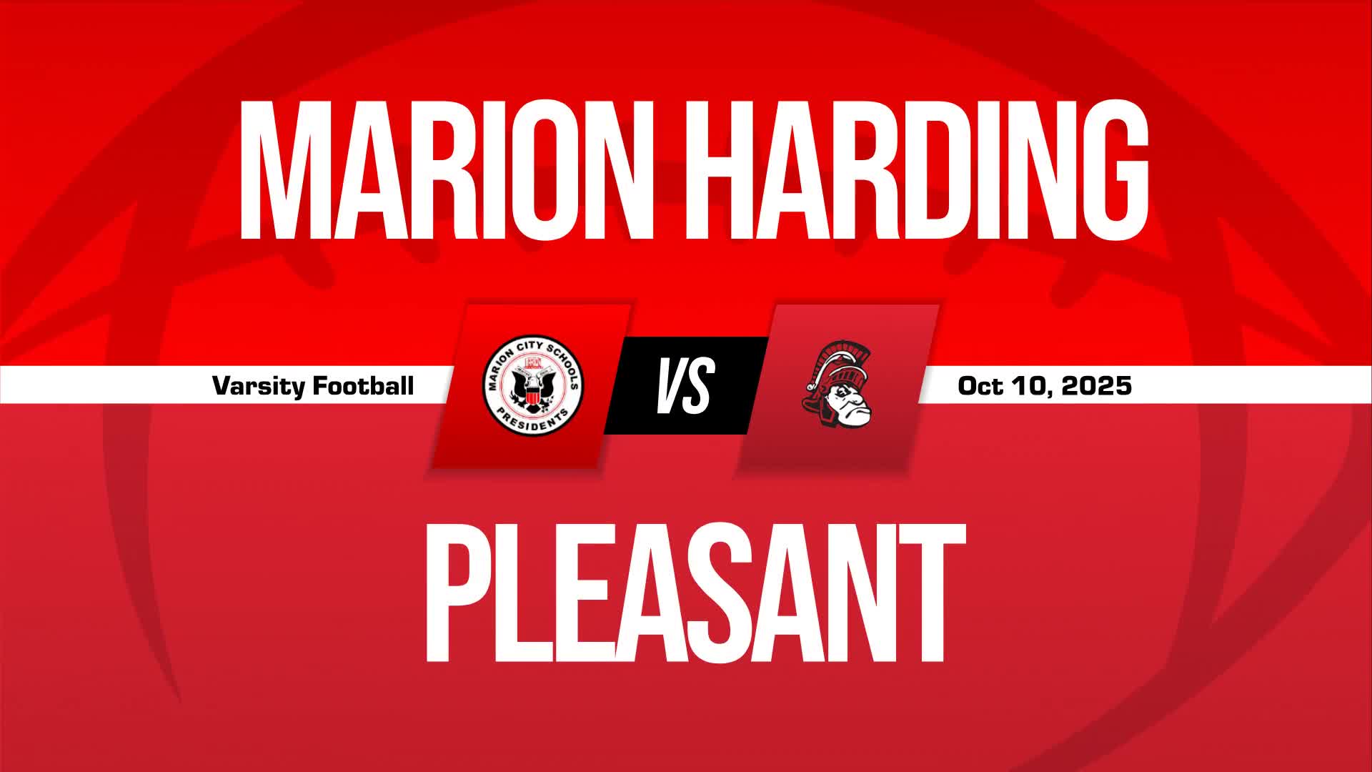 Football Recap: Pleasant Drops Season-High Score on Marion Harding + How To Watch