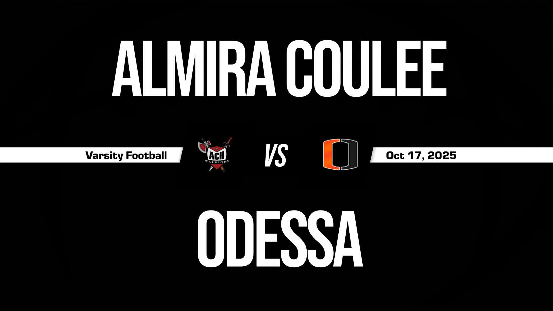 Football Recap: Almira-Coulee-Hartline Picks Up Fourth Straight Win on the Road
