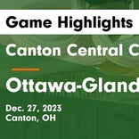 Canton Central Catholic takes loss despite strong efforts from  Luke Vlacovsky and  Jonathan Stangl