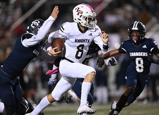 Senior quarterback Easton Comer supplied two touchdown passes in his team's upset victory over host Corner Canyon on Thursday night.