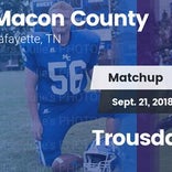 Football Game Recap: Trousdale County vs. Macon County