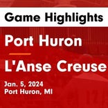 Basketball Game Recap: Port Huron Red Hawks vs. Dakota Cougars