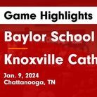 Basketball Game Recap: Knoxville Catholic Fighting Irish vs. McCallie Blue Tornado